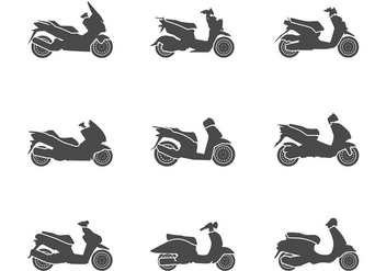Scooter Icon Vector - Free vector #437915