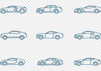 Cars Icons Set - Free vector #438445