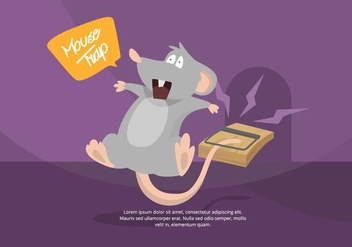 Mouse Trap Illustration - Free vector #439535