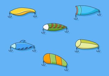 Free Outstanding Fishing Tackle Vectors - Free vector #439715