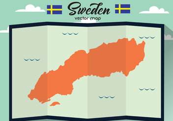 Sweden Vector Map - Kostenloses vector #439885