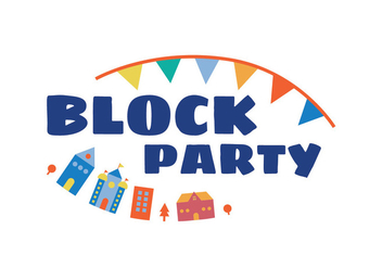 Block party illustration - бесплатный vector #440295