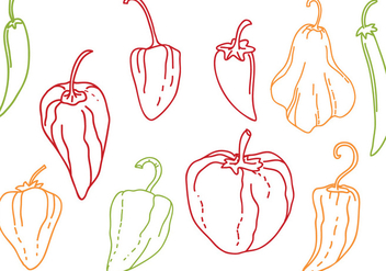 Free Peppers Vectors - Free vector #440445