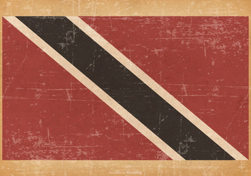Grunge Flag of Trinidad and Tobago - vector gratuit #440835 