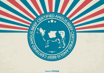 Certified Angus Beef Illustration - Kostenloses vector #440865
