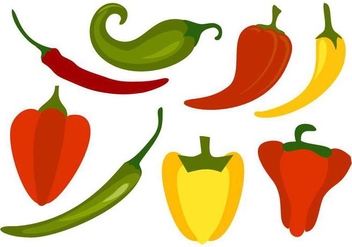 Free Chili Peppers Vector - бесплатный vector #441435