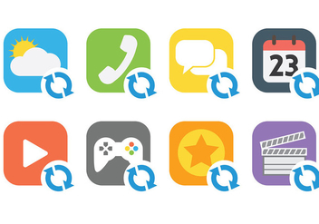 Update Icon Vector Icons - vector gratuit #441445 