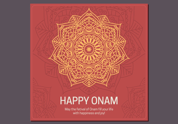 Onam Poster Template - Free vector #441585
