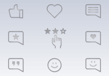Feedback And Testimonials Simple Icons - vector gratuit #441785 