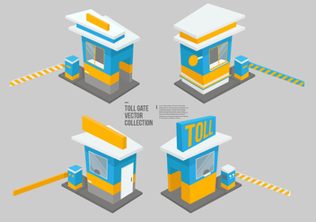 Toll Gate Vector Collection - Free vector #442425