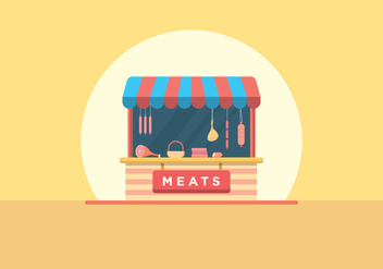 Butcher and Charcuterie Shop - Kostenloses vector #442585