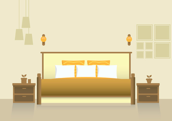 Headboard Bedroom and Furniture - vector #443035 gratis