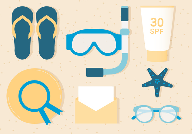 Free Summer Vacation Background - vector gratuit #443095 