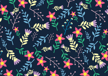 Ditsy Floral Seamless Pattern - Kostenloses vector #444955
