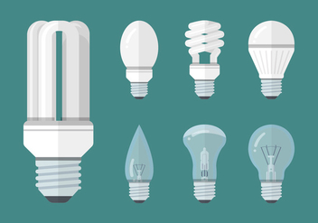 Led Lights Vector Collection - vector gratuit #445215 