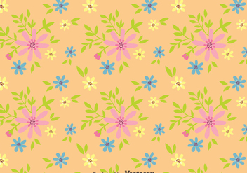 Ditsy Floral Seamless Pattern Vector - Free vector #445605