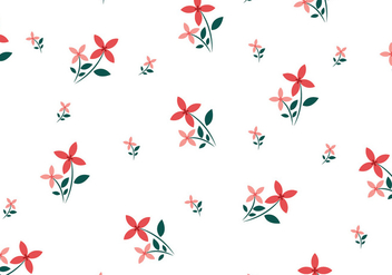 Floral Seamless Pattern - vector gratuit #445635 