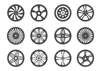 Alloy Wheels Vector - Free vector #445845