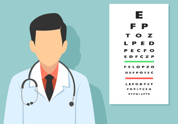 Alphabet Eye Test Free Vector - Free vector #445855
