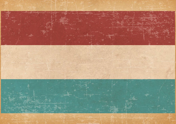 Grunge Flag of Luxembourg - бесплатный vector #446345