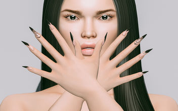 Aracno Mesh Nails by SlackGirl @ The Darkness - Kostenloses image #447675