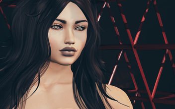 Kisses Lipstick by WoW Skins @ XXX event & Curvy Eyebrows by WoW Skins - бесплатный image #447895