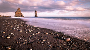 The black sand beach - Iceland - Travel photography - Kostenloses image #449705