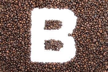 Alphabet of coffee beans - бесплатный image #451885