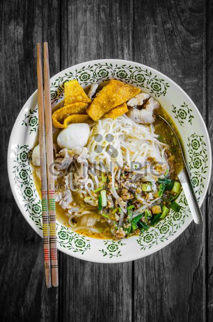 Hot and sour soup with noodles - бесплатный image #452495