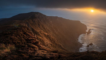 Sunset on Slieve League - Donegal, Ireland - Seascape photography - Kostenloses image #457445
