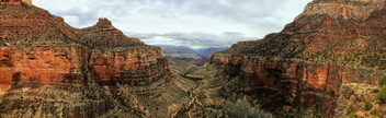 Cloudy Morning Over Bright Angel Trail - image #459135 gratis