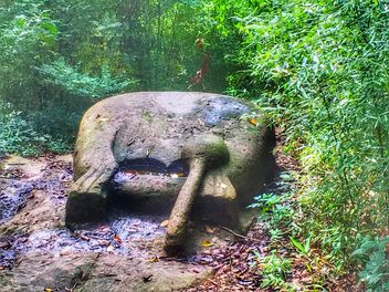 An ancient prayer sculpture, Coffee forest, Shanghai, China - Free image #459985