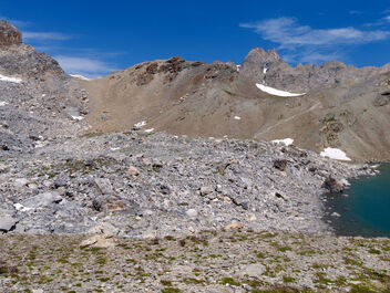 9 Couloir lake from Col Gippiera. Maira Valley 2950 mt. high. - Kostenloses image #473755