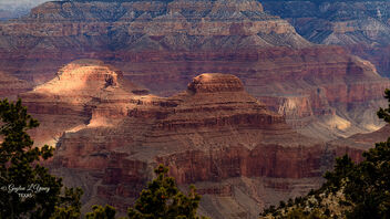 South Rim Grand Canyon Layer of Time - бесплатный image #486385