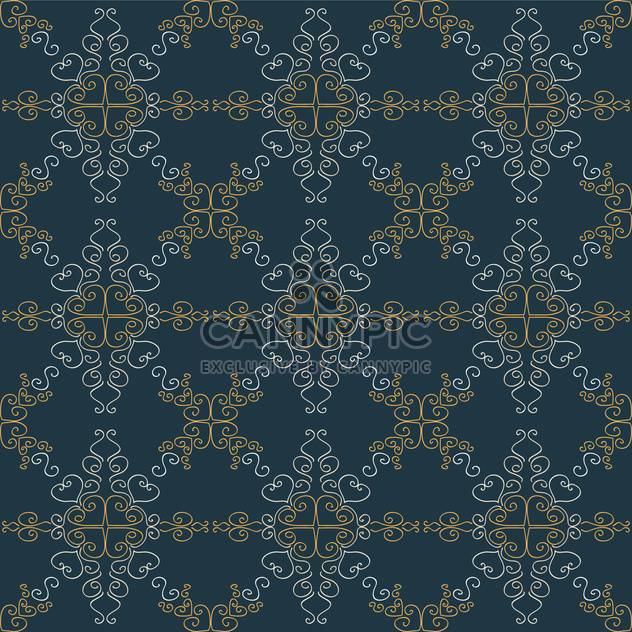 Vector vintage background with floral pattern - Free vector #127115