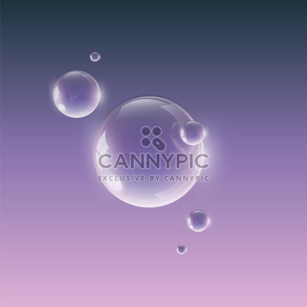 water drops on violet background - Kostenloses vector #127885