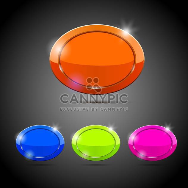 Vector web buttons illustration - Free vector #131615