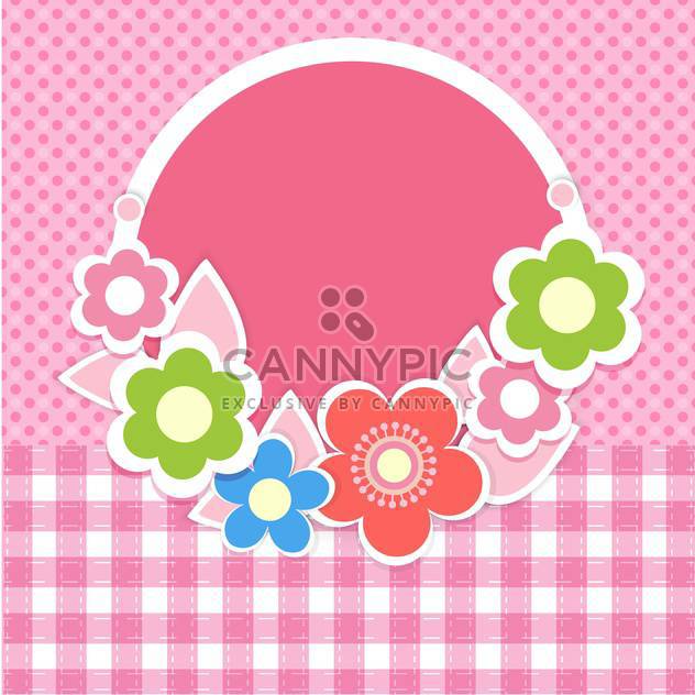 vector summer floral background - Free vector #132495