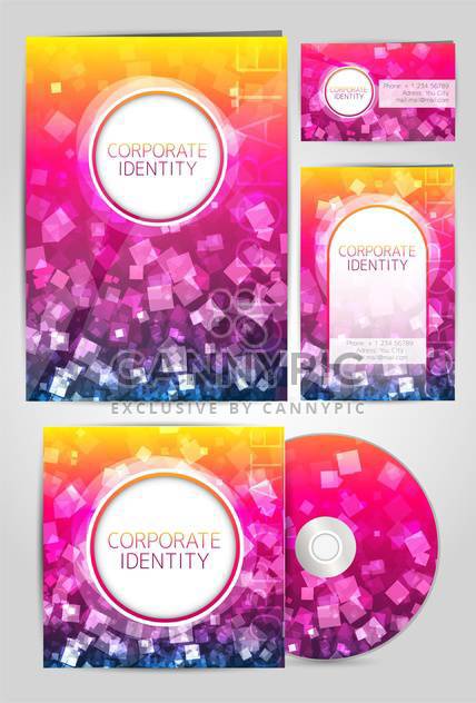 professional corporate identity covers - Free vector #132595