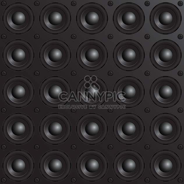 vector black speakers background - vector gratuit #133295 