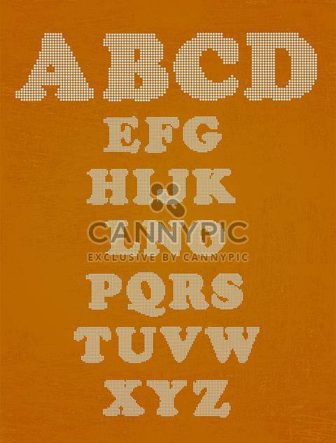 vector alphabet letters set background - vector #133505 gratis