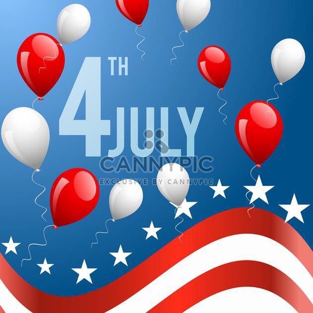 american independence day background - vector #133935 gratis