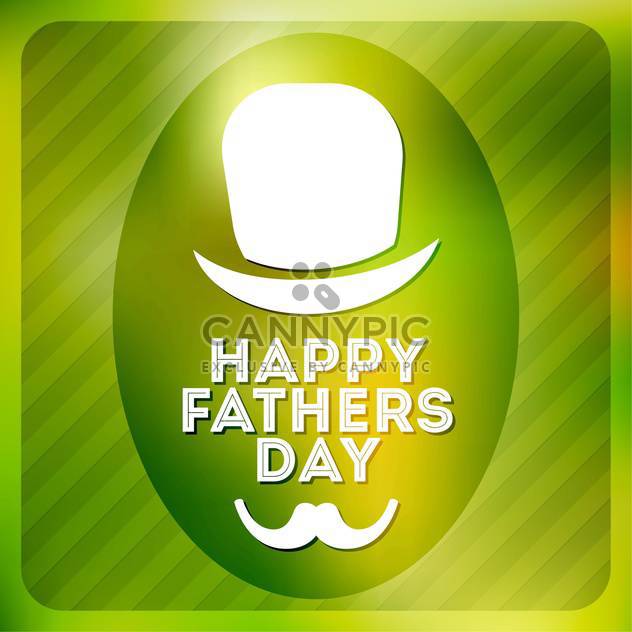 happy father's day label - vector gratuit #134495 