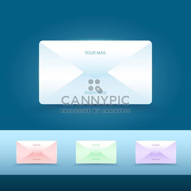 set of vector email icons - Kostenloses vector #134935