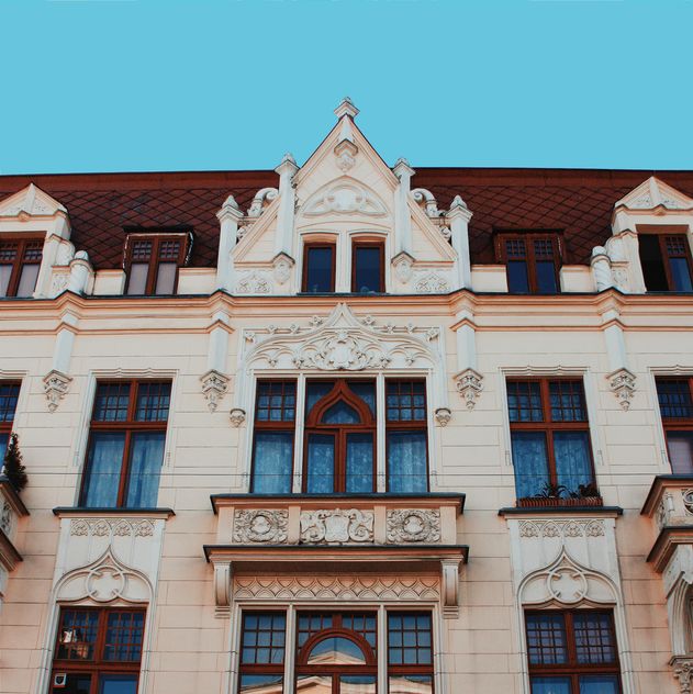 Facade of building in Lodz city - image #136655 gratis