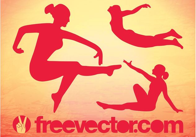 Graceful Vector Girls - бесплатный vector #138935