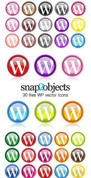 30 Free Wordpress Icons - vector #139145 gratis
