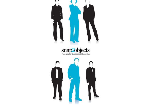 Business Vector People Silhouettes - Kostenloses vector #139175