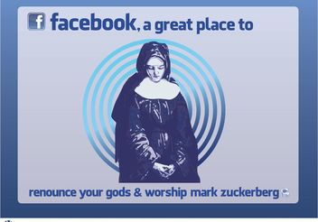 Worship Facebook - vector #140465 gratis