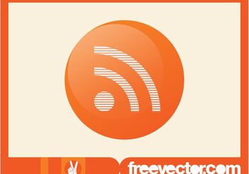 RSS Icon Vector - Free vector #140655